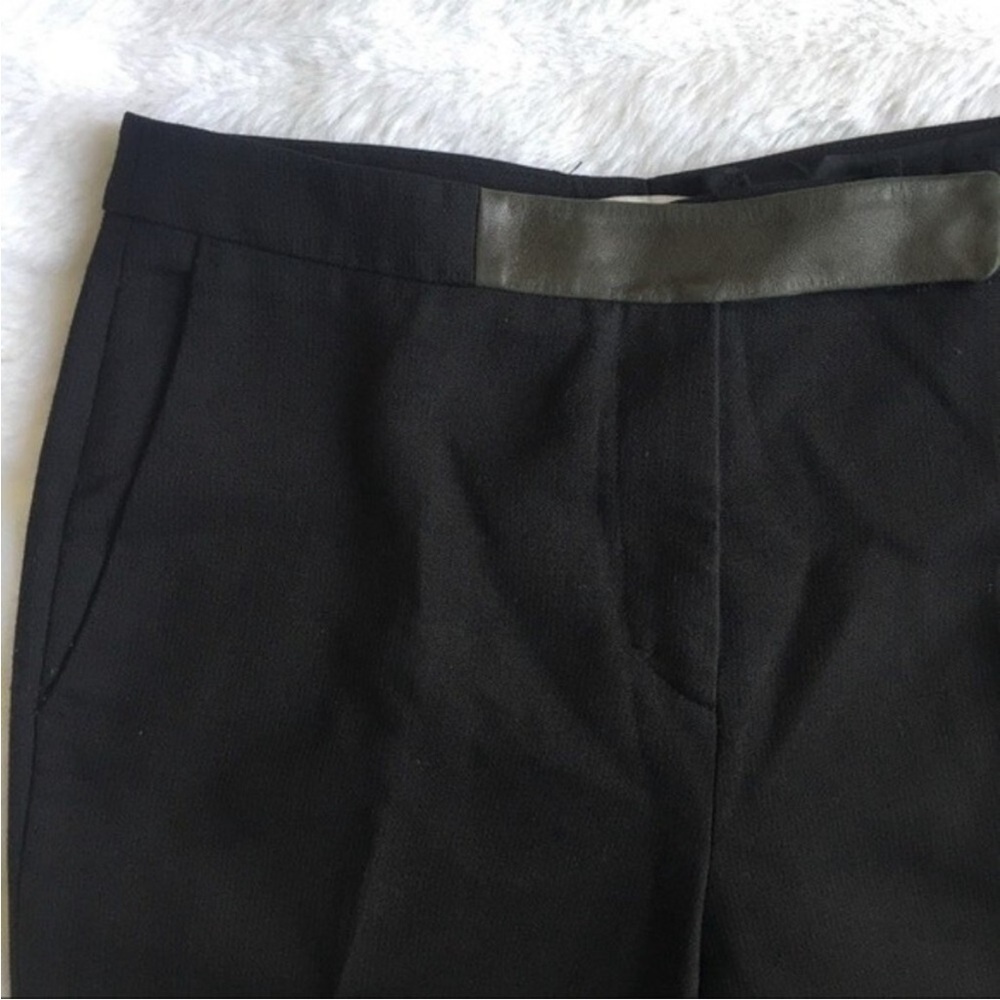 SANDRO Paris Black Cropped Slim Trouser Pants‎ 38/S - Picture 8 of 13